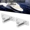 2pcs Marine Hinge Mount Bimini Top Mountain Shape Pedal Hinge Pin Boat Fitting Deck Hardware