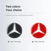 GLC GLB 45/49mm Carbon Fiber Car Steering Wheel Emblem Sticker For Mercedes Benz AMG W206 W204 W205 W212 W213 W221 W222 W223 W2