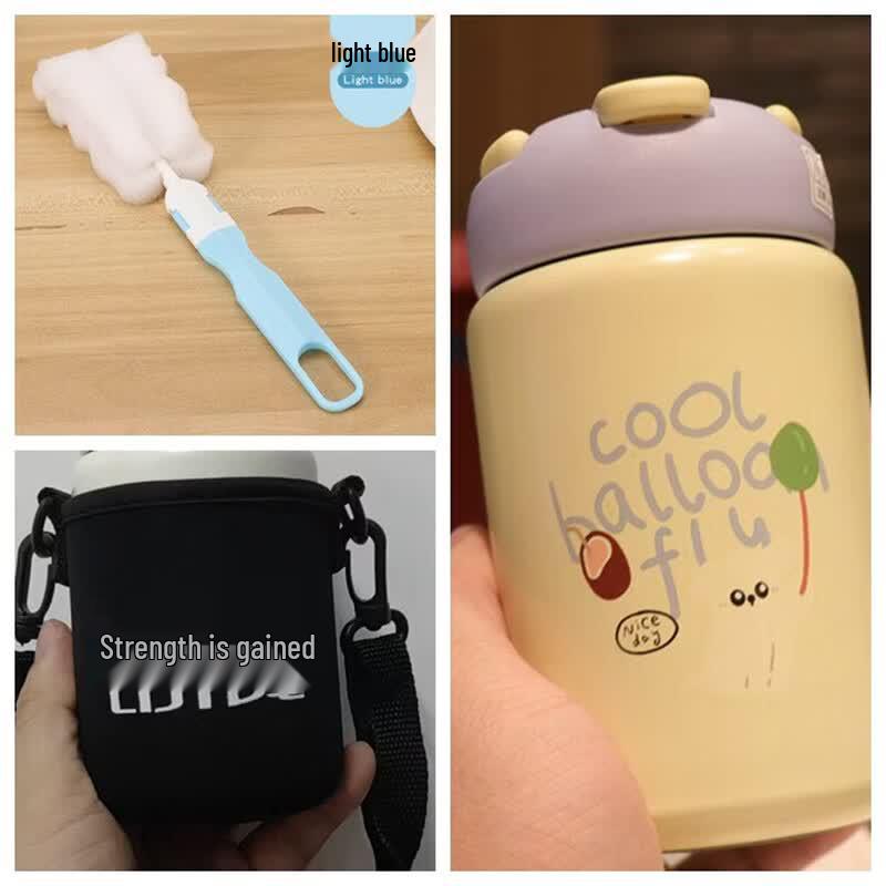 Qiwei 2025 Kids  Portable Insulated Sippy Cup