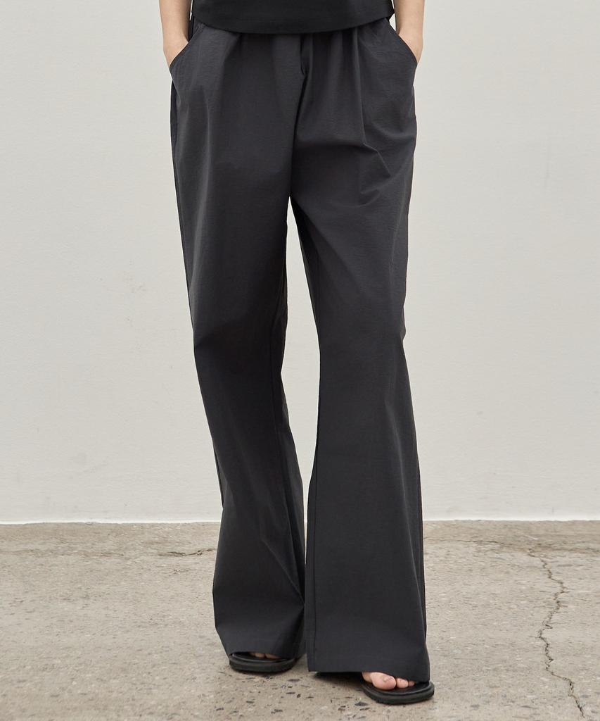 ELLIOTI Nylon Wide Banding Pants_3Color