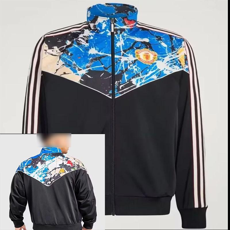 Mens Windproof Outdoor Sport Jacket Long Sleeve V-Neck Thick Lightweight Training Coat Running Hiking Football