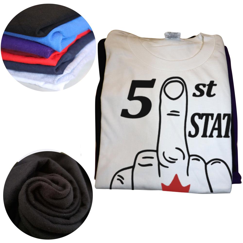51. Bundesstaat Mein Arsch Mittelfinger T-Shirt Lustig Kanada Stolz Humor Geschenk Oberteile 100% Baumwolle Weich Unisex Lässige T-Shirts EU-Größe
