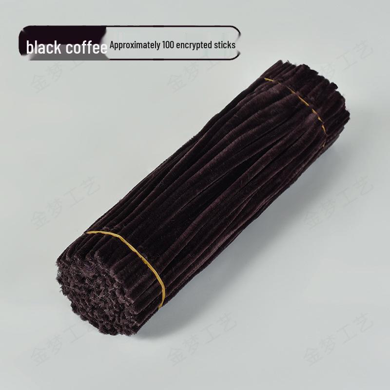 Gör-det-själv Chenille-stjälk Macaronbukett Hantverkskit för Barn
