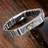 2025 Vintage 100% Echtsilber S925 Retro Glücksbringer Pixiu Herrenarmband Dicker Stil Dominante Trend Persönlichkeits Schmuck