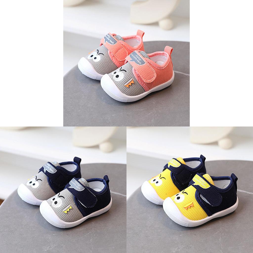 Baby Soft Sole Learning Shoes With Sound For Pink And Blue Toddler Walking Shoes