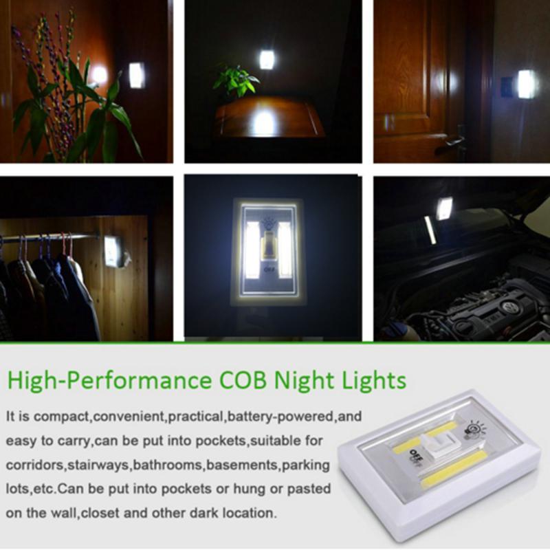 Wireless Mini Magnetic Bedroom Furniture Cob Led Aaa Battery Operated Wall Switch Wardrobe Nightlight Camping Emergency Lamp Cupboard Closet Light At Affordable S Free Real Reviews With Photos Joom Wireless Mini Magnetic Bedroom, How To Turn A Lamp Into Battery Powered