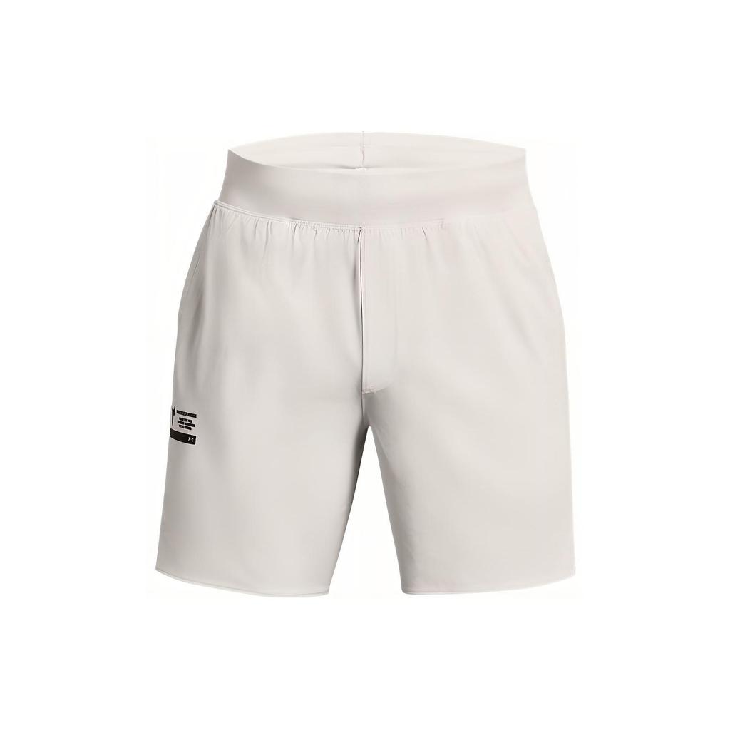 Under Armour Unstoppable Solid Training Shorts Men shorts White 1380103-114