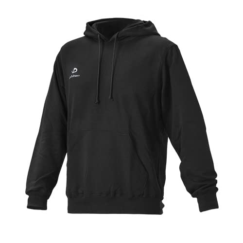 phiten Sweat Pullover Hoodie, Black, Size LL