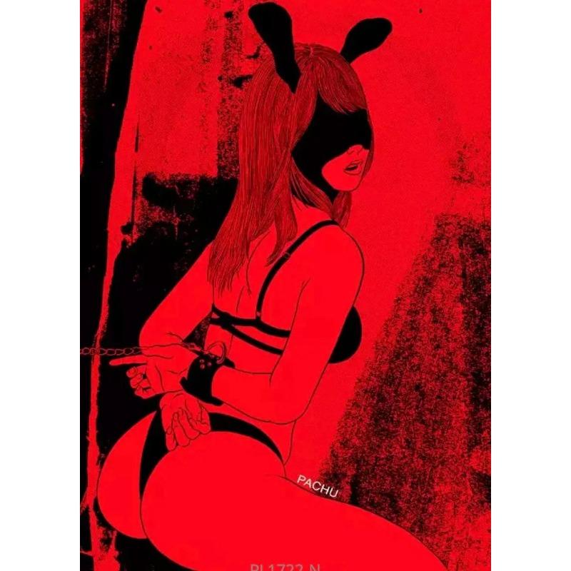 Sexy Nude Female Body Taste Art Adult Romantic Lover Poster Oil Canvas Painting Picture Bar Bedroom Home Decoration