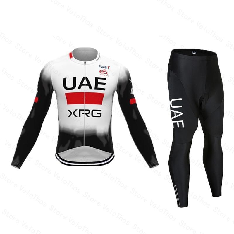 Mens Thermal Cycling Jersey Pants Set Road Bike Maillot Ropa Ciclismo Windproof Breathable Performance Wear