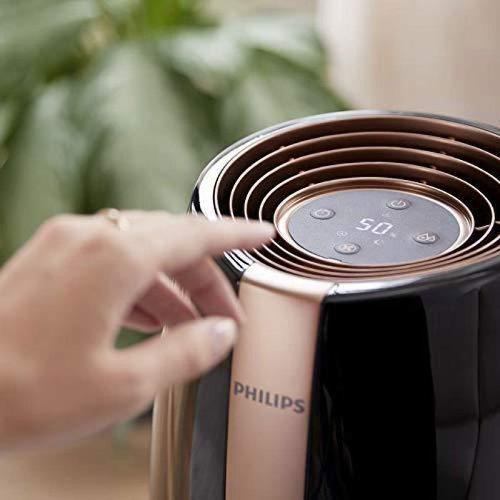 Humidificateur Philips série 2000 - Technologie NanoCloud - Noir - Jusqu'à 99% de bactéries en moins