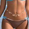 European & American Beach Resort Pearl and Starfish Waist & Body Chain