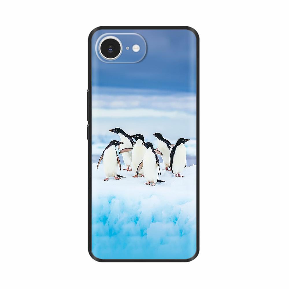 For iPhone 16E Case Fantasy Flower Black Phone Case For iPhone16E / iPhone SE 2025 Soft TPU Shockproof Back Cover Fundas Housing