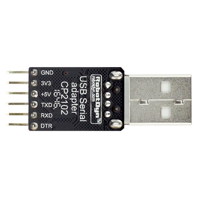 5V//3.3V digital I//O USB-A RobotDyn USB-Serial adapter//microcontroller CP2104