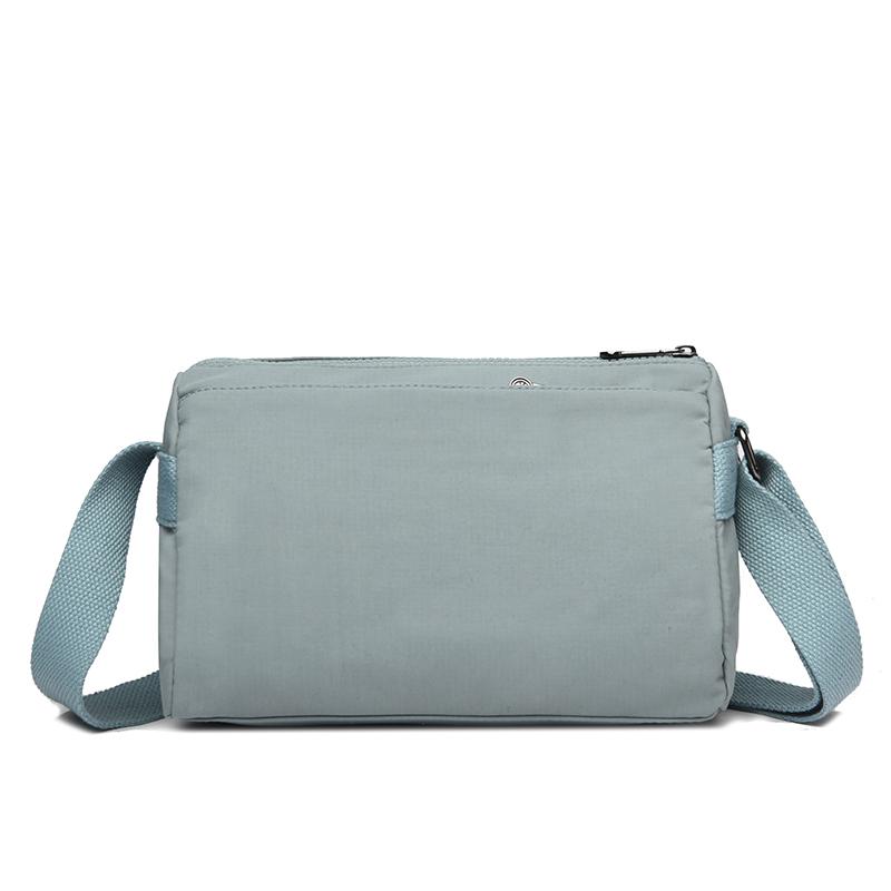 Crossbody Bag Women's Shoulder Small Bag Lightweight Horizontal Multi-Layer Pocket Nylon Bag Mother Bag