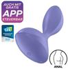 Satisfyer Sweet Seal Connected Vibrating Plug 7 X 3.5cm Lilac - Satisfyer - Connected Sex Toys