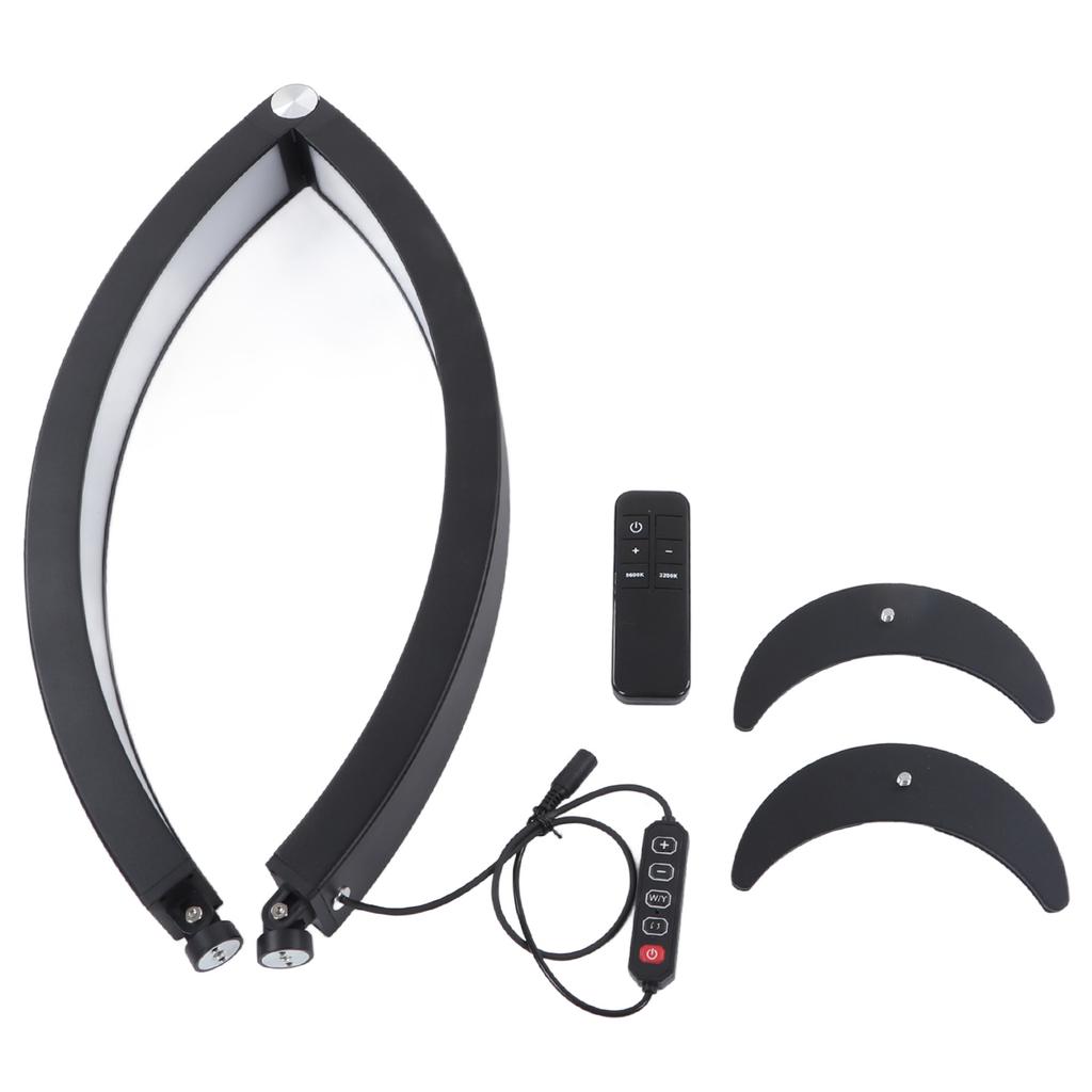 28 Zoll 40W Halbmond-Schönheitslampe 2000LM U-förmiges Halbmond-LED-Nageltischlicht mit Fernbedienung 110-240V