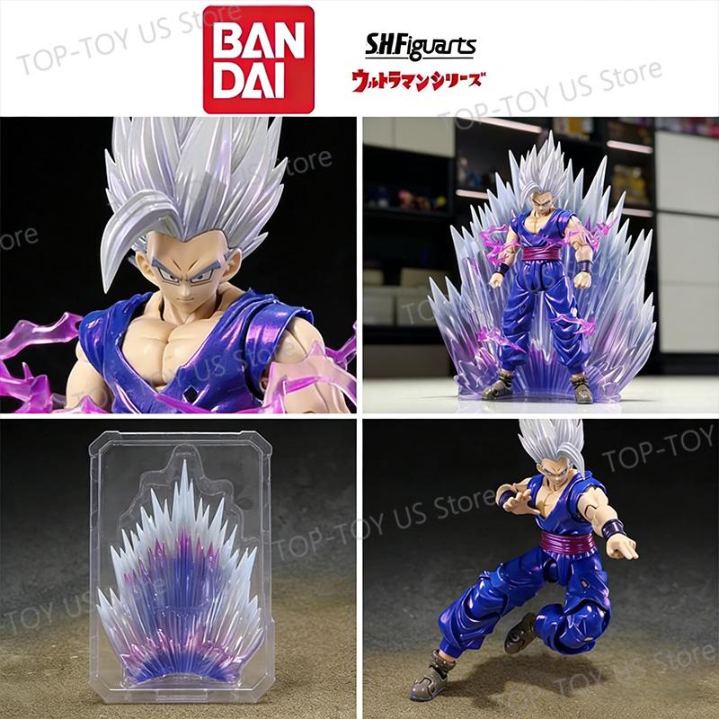 SHF Dragon Sphere Exclusive: Son Gohan Beast Animation Action Figure | POLYVINYL CHLORIDE Movable Super Saiyan Miniature | Collector's Edition