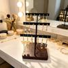 Black Gold Jewelry Storage Rack Multifunctional Earstuds Rack  Jewelry Organization