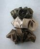 VINGTAINE Metallic Scrunchie Hair Accessory for Gorgeous and Elegant for Updos, Adults, Women's HS-224-BLACK