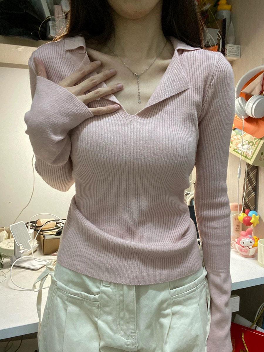 

Plus Size Women s Knitted Sweater - Slimming Long Sleeve Top for Spring, Autumn, and Winter 5XL (175-200 jin)