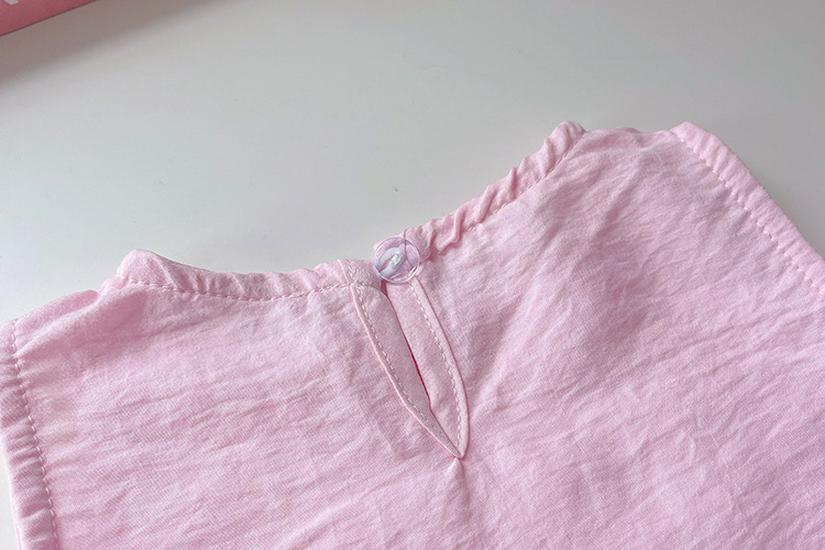 2026 Summer Girls' Bow Lace Sleeveless Tank Dress