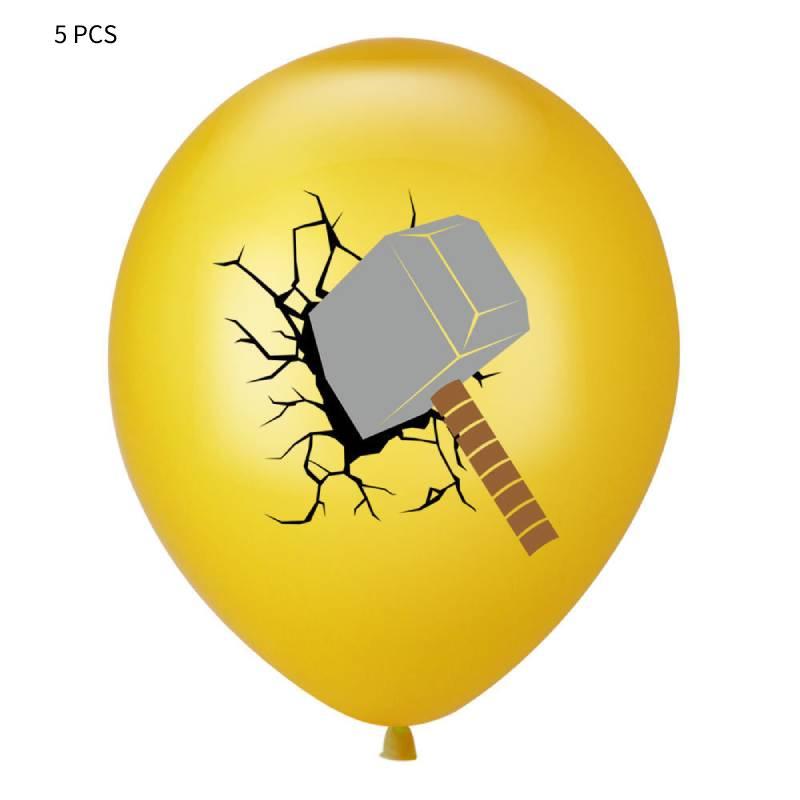 Superhero Themed Party Balloons 12 Inch Captain America Spiderman Hulk Latex Balloons