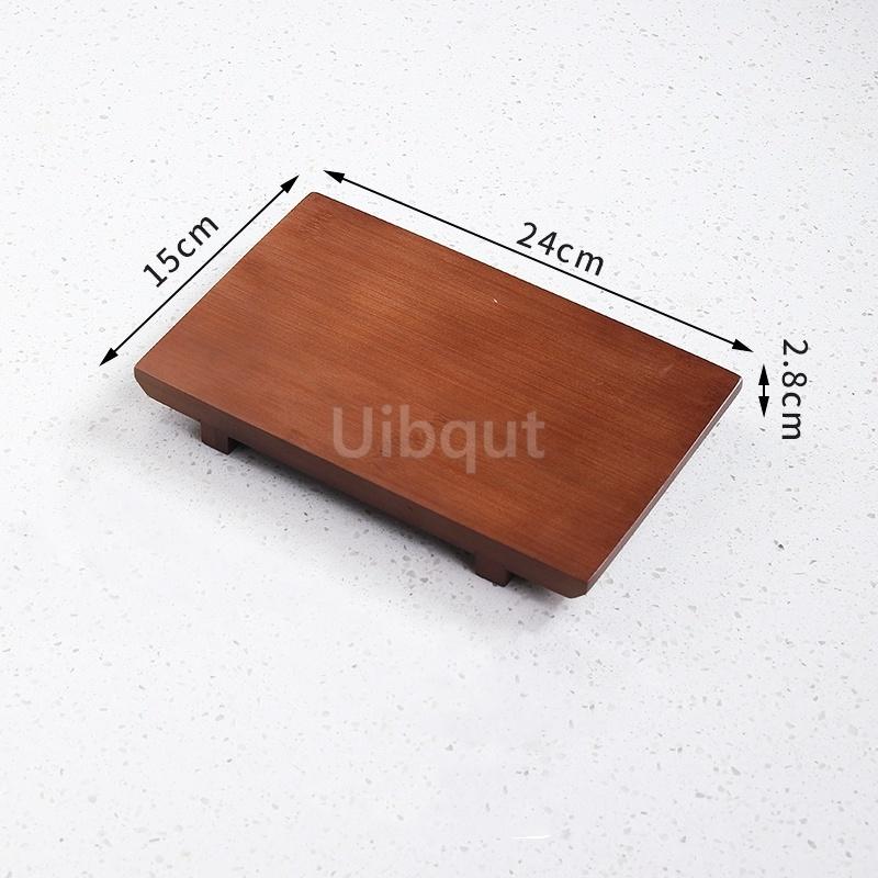 Bamboo Sushi Board Boat Plate Rectangular Platform Cooking Sashimi Basin Japanese Korean Cuisine Tableware Serving Plate Tray