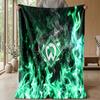 Werder Bremen Fußball Print Flanelldecke, Weiche Warme Leichte Überwurfdecke für Sofa Bett Camping