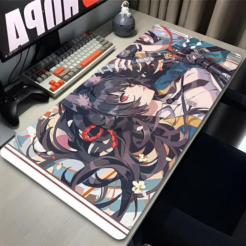 Zenless Zone Zero Hoshimi Miyabi Podložka pod myš Herní příslušenství Podložka pod myš k počítači Anime ZZZ Podložky na klávesnici a do kanceláře Gumové podložky pod myš