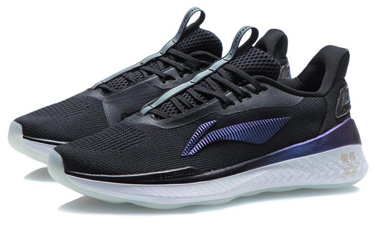 Li Ning Boundless 2 Infinity Breathable Low top Running Shoes Women's Black AFPR022-4