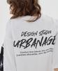 URBANAGE Design Studio Logo Oversized Short Sleeve_White