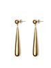 Minimalist Danish Teardrop Tassel Earrings for Women - European & American High-End Design