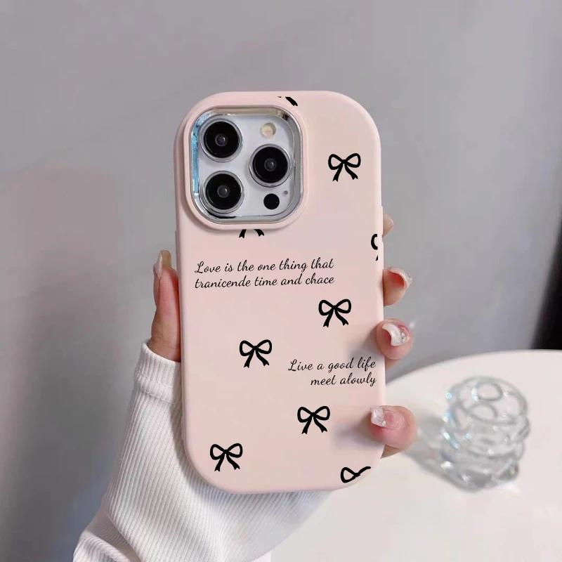 Husă Pentru Realme C63 C61 C67 C51 C53 C55 C21Y C25Y C20 C35 C12 5i 6i 8 9 11 12 13 Pro Plus GT3 cover Drăguță Y2K Fundiță Roz