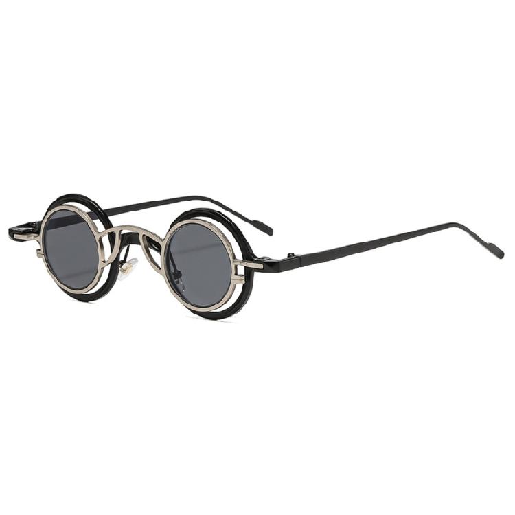 Durability Round Metal Sunglasses with Scratch Resistant Lenses Baby Sunglasses Accessories for Day Wear