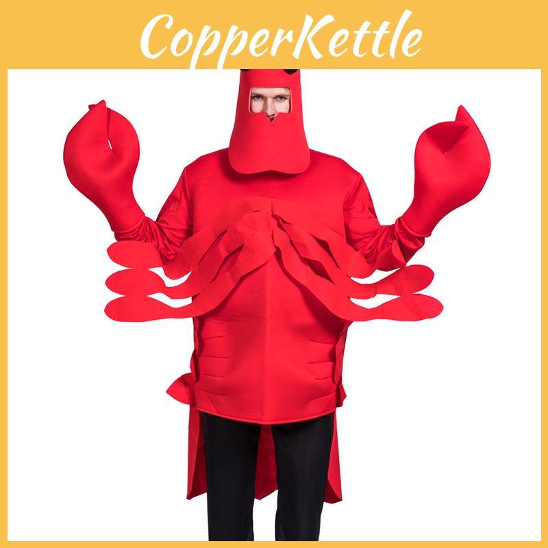 Red Lobster Performance Costume Vibrant Cosplay Prop Perfect For Halloween And Stage Shows