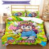 3pcs Custom Name Arale Norimaki Bedding Set Duvet Cover Closure Includes 1 Duvet Cover & 2 Pillowcases for All Seasons Bedroom Decor
