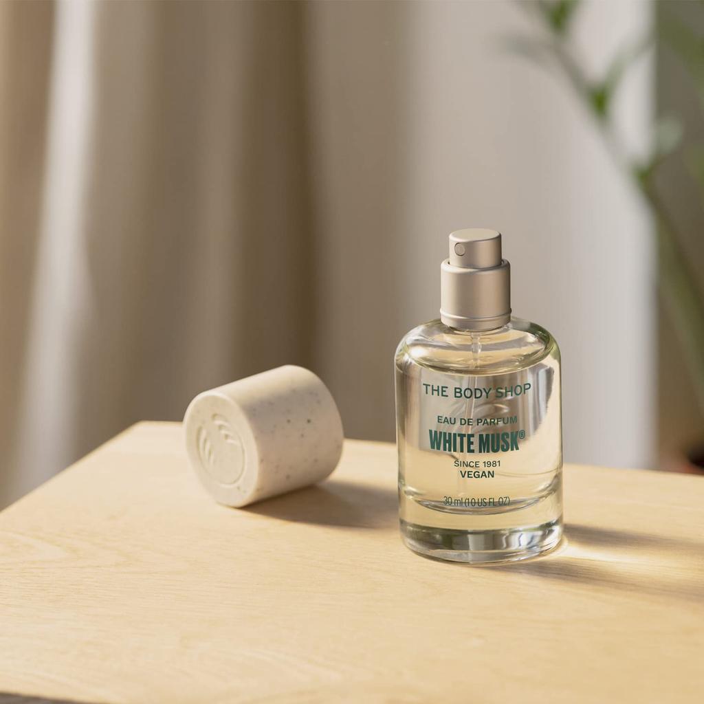 The Body Shop White Musk Eau de Parfum 30mL - Woody Musk Perfume, Long-lasting Scent