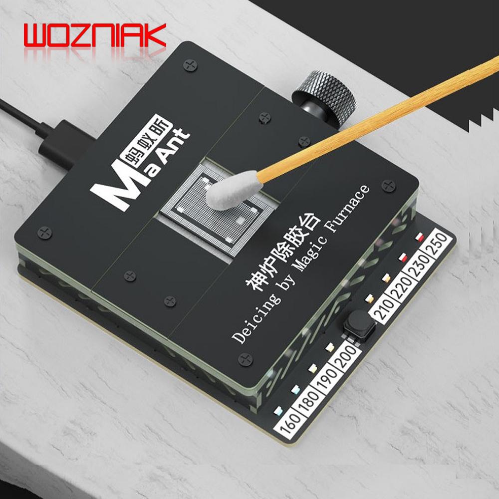 MaAnt SL-1 CPU Heating Platform Magical Degumming Station For Mobile Phone IC Glue Removal Solder Removal BGA Reball Tool