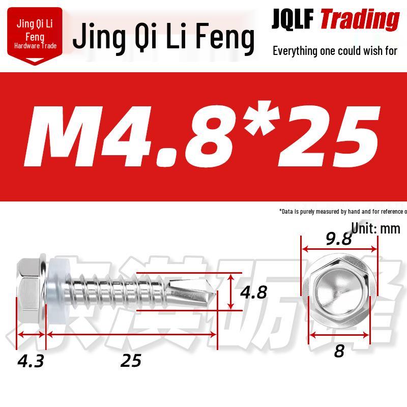 Stainless Steel 410 Hex Self-Drilling Screws for Color Steel Tiles