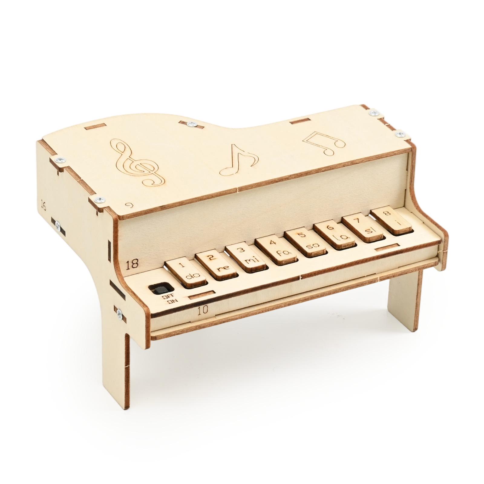 Детский набор для сборки электронной музыкальной шкатулки-пианино: Научный эксперимент и образовательный инструмент