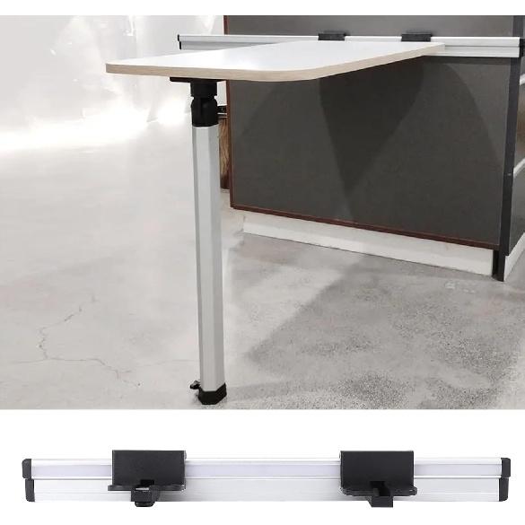 20in RV Table Mount, Aluminum Alloy Detachable Table Wall Mounted Support Rail, Table Side Support Replacement Fitting, Dinner Table Rail for Camping