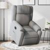 Vidaxl Lift-Up Massage Chair, Electric, Reclining, Light Gray