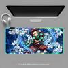 T-TAnjirOES K-KAmadoES Mouse Pad RGB Gaming Mouse Pad Desk Mat HD Gamer Large LED Light XXL MousePads