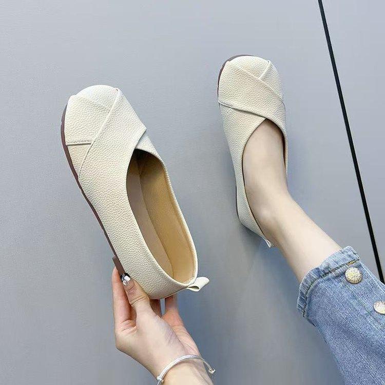 Xianfeng Mary Jane shoes new single shoes spring soft-soled shallow mouth flat-soled Doudou shoes