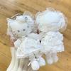 NEW 15CM Sweet Lolita dress  plush toy keychain pure white dress Pendant Cartoon long legs Kt Cat Kitty Stuffed Toys