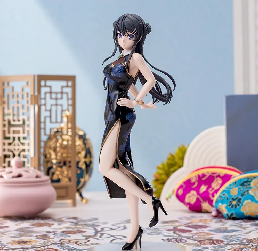 Does Not Dream of Bunny Girl series XStellar Mai Sakurajima China Dress Figure Official 22cm  Rascal Senpai  Approx.
