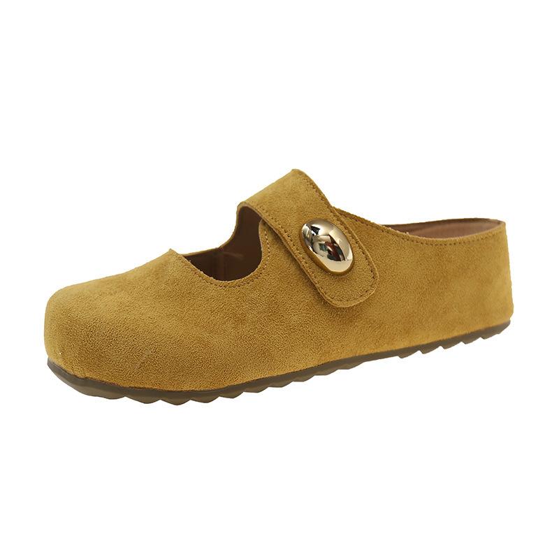 5Cm~ Height-increasing thick-soled Boken half-slippers for women's summer wear, the new little golden beans, one pedal, lazy bag head sandals