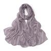 Plain Rhinestone Crystal Bubble Chiffon Hijab Shawls Long Bling Bling Wrap Ramadan Muslim Hijab Bufandas Women Islamic Turban