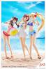 Sousai Shojo Teien Ritsuka Saeki Swimsuit Version 1/10 Scale Plastic Model Kit - 158mm